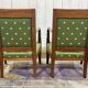 Pair of Empire style mahogany armchairs, 1950s work