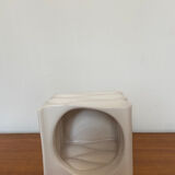 Cache pot design en céramique blanc