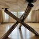 Minotti Van Dyck dining table — Calacatta marble — Ø150cm