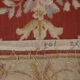 Traditional Red Wool Needlepoint Rug Handwoven Area Rug 91x152cm