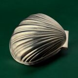 Shell jewellery box, silver plated, Italy, 1980s