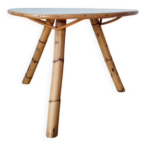 Table basse tripode – - bleu ciel