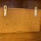 Vintage rattan coat rack with double hanging pegs