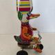 Duck mechanical toy with tinplate metal key