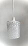 Petite suspension cylindrique verre bulles