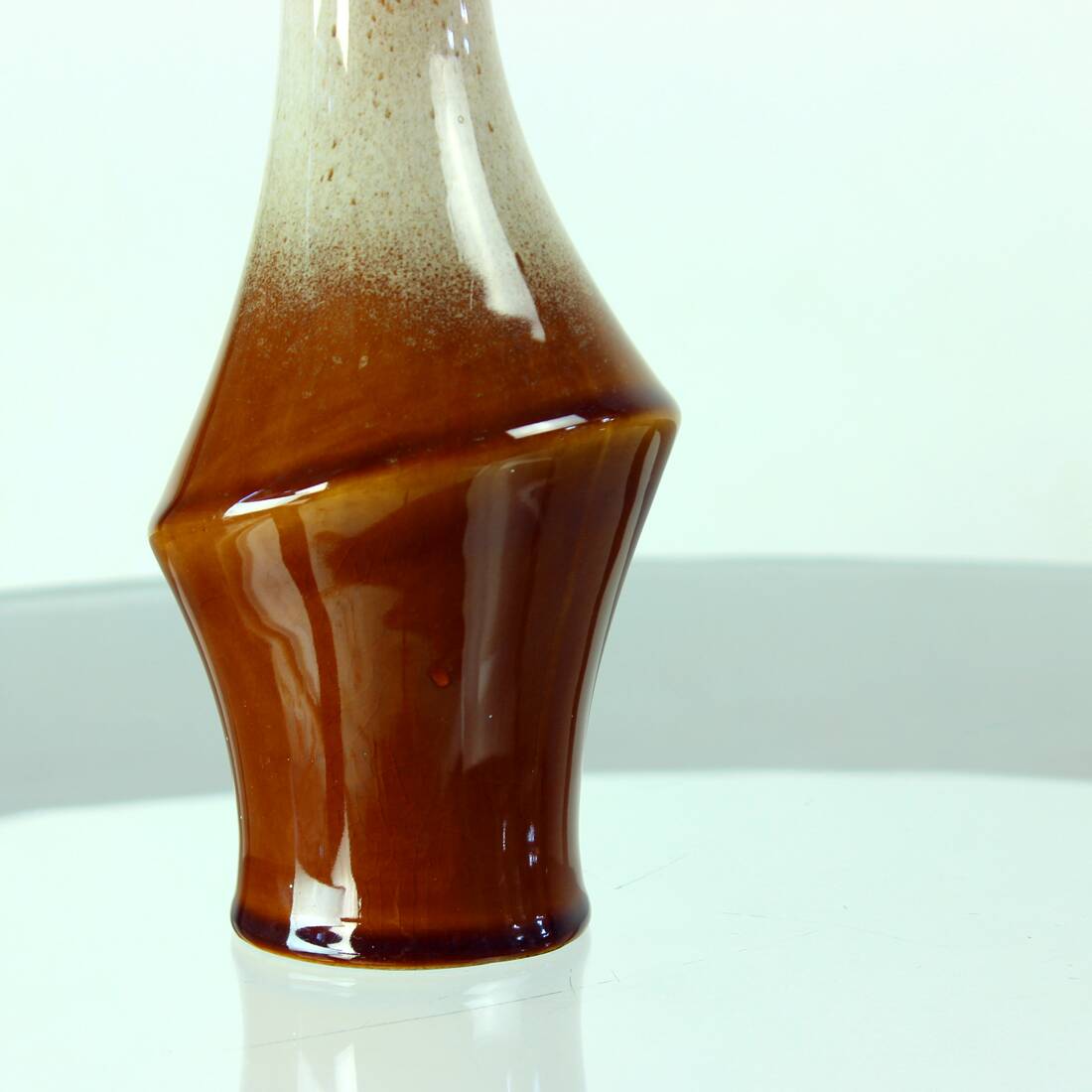 Brown Ceramic Vase By Ditmar Urbach, Czechoslovakia 1960s