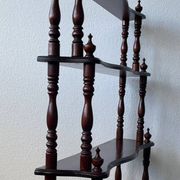 Library - turned wooden shelf