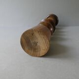 Turned wooden candle holder, circa 1960, Scandinavian style