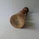 Bougeoir en bois tourné, vers 1960, style scandinave