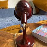 Red Bakelite table lamp, 1960s