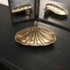 Vide-poche, porte-savon coquille vintage en laiton