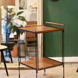 Mid-century teak serving trolley