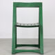 Vintage green folding chair