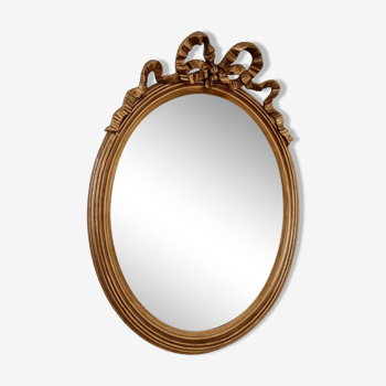 Old oval mirror