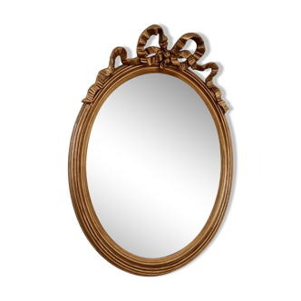 Old oval mirror