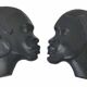 Sculptures profils africains en ébène
