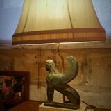 Sphinx lamp by Le Dauphin 80s