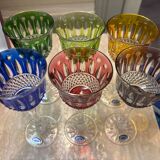 6 Roemers crystal wine glasses