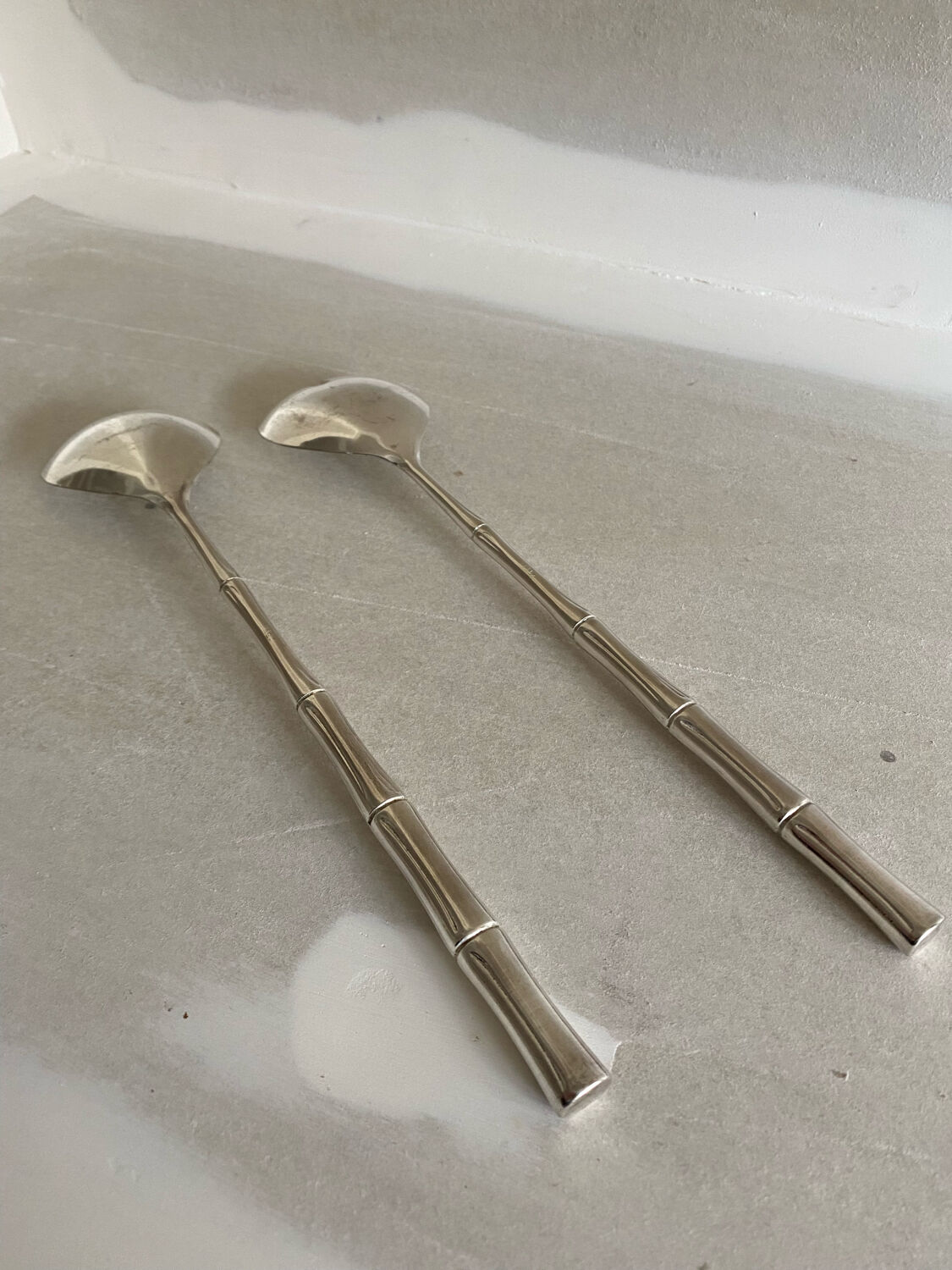 Cutlery vintage bamboo salad