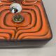 Cubic psychedelic pop art fat lava wall light by pan ceramics, germany, 1970