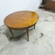 Louis XV round table + 3 extensions 115 cm max 2m50