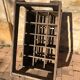 Wooden crate-bottle storage
