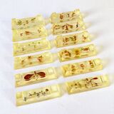 Resin knife rests, 1960s-1970s