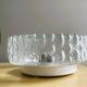 Portuguese bubble glass flush mount lamp