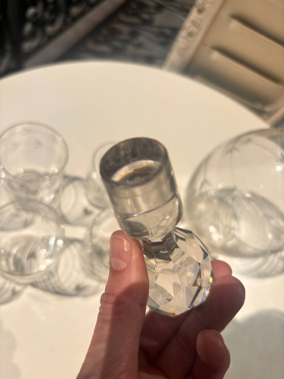 Porto service Baccarat 7p. M. Longchamp