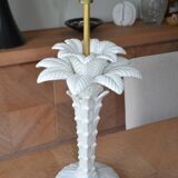 Vintage ceramic palm tree lamp base