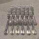 12 fourchettes de table metal argente orfevre Ercuis modele dubarry