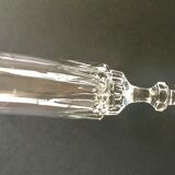 Set 12 flutes with crystalline cut champagne