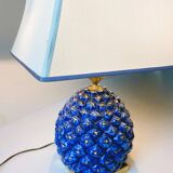 Mid-century Italian ceramic pineapple lamp