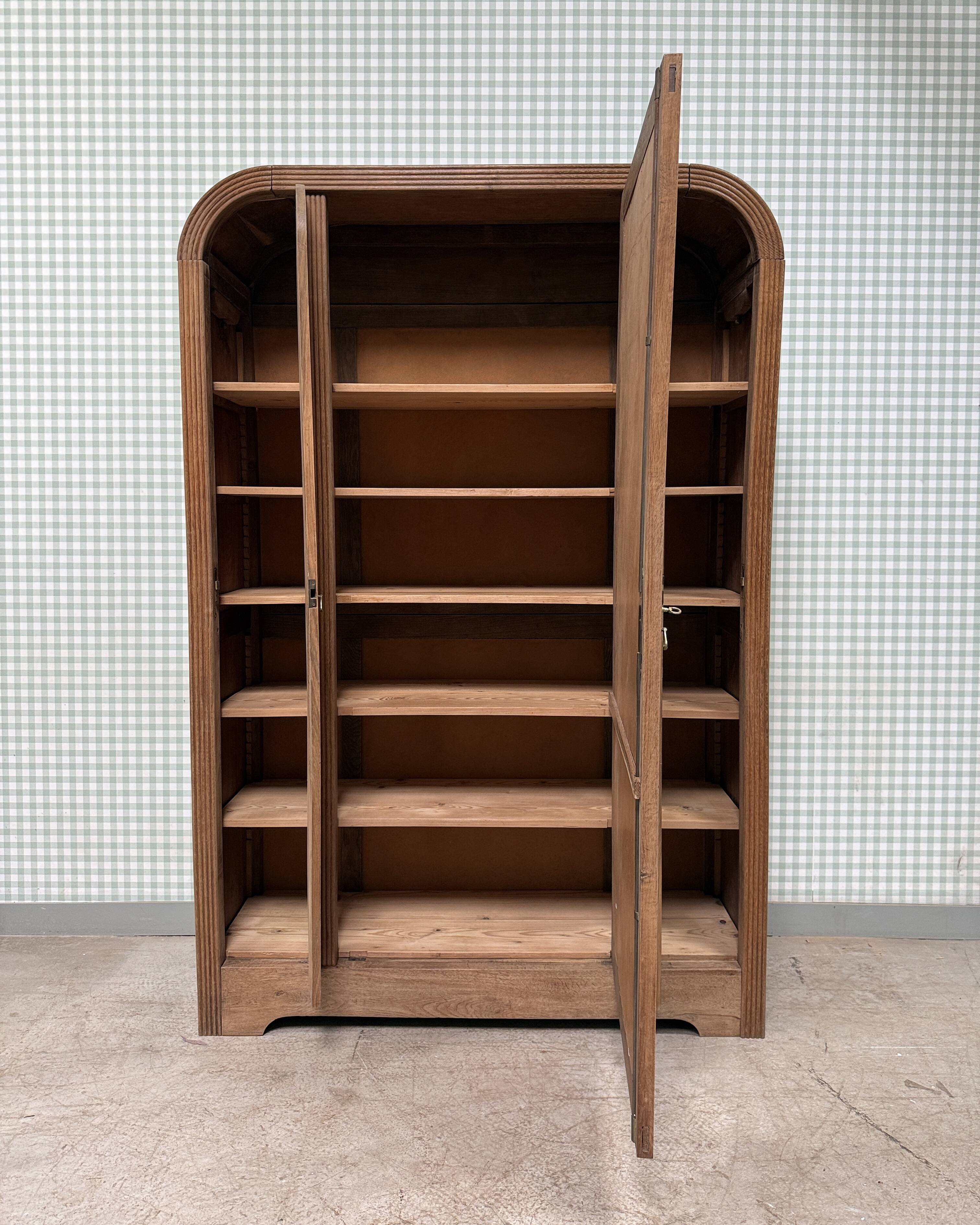 Art Deco oak wardrobe (renovated)