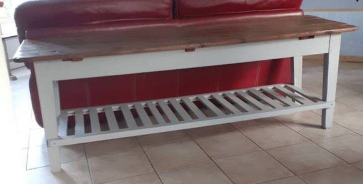 Old entrance bench console bed foot