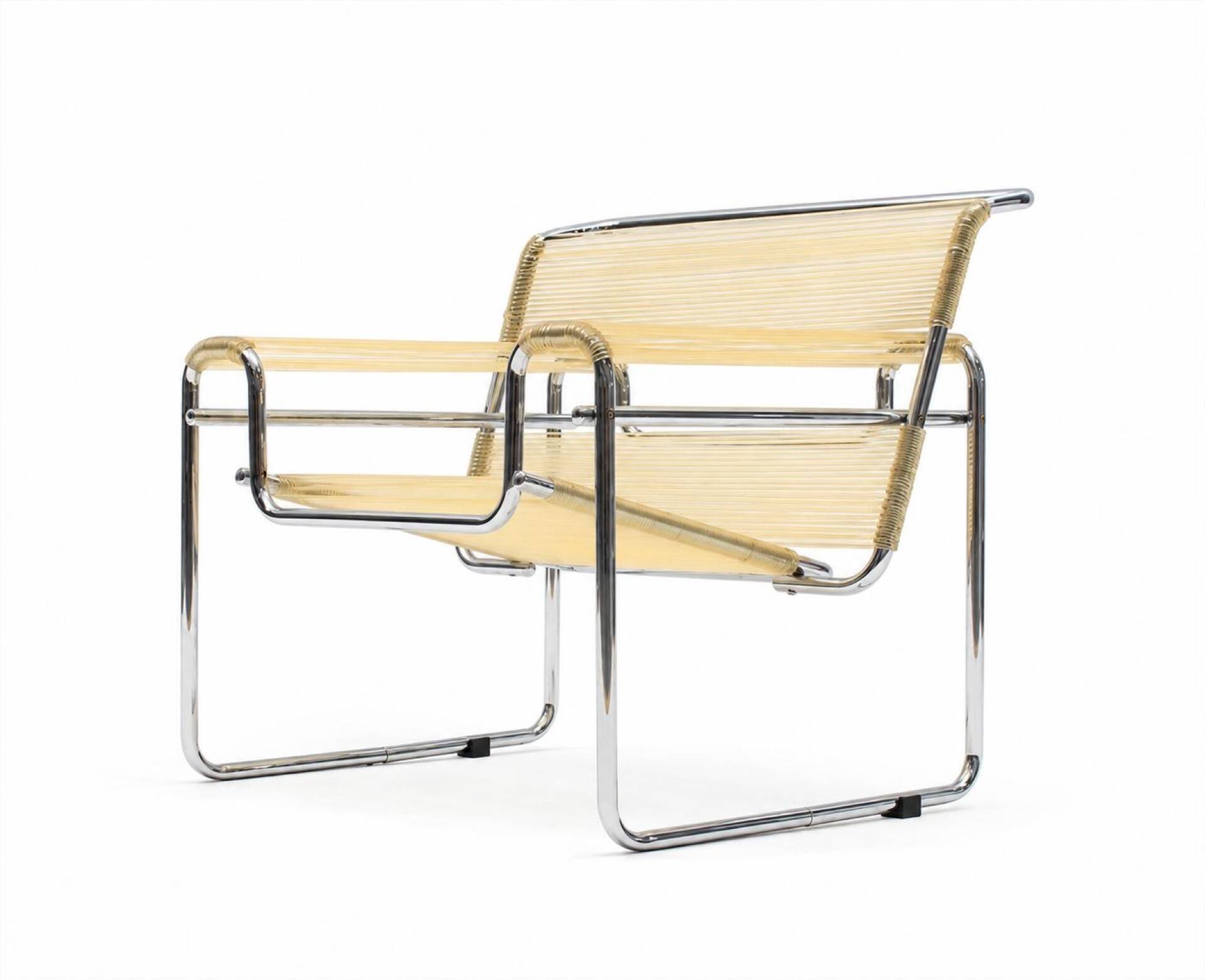 Chaise Wassily "Spaghetti" B3 Cesca par Marcel Breuer