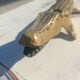 bronze crocodile ashtray 35 cm