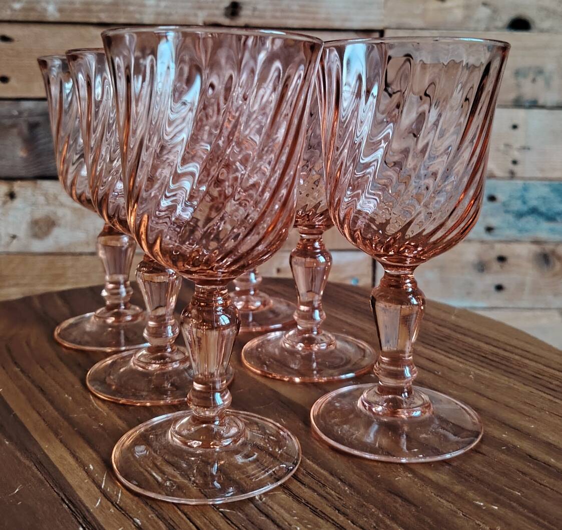 Ensemble de 6 verres à vin Rosaline – Luminarc – Vintag