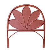Rattan and canning headboard