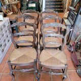 6 chairs louis xv mulch
