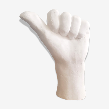 Plaster hand