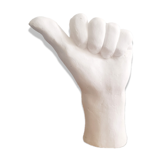 Plaster hand