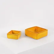 Jacques & dani ruelland, 2 ceramic catchalls, france, circa 1960