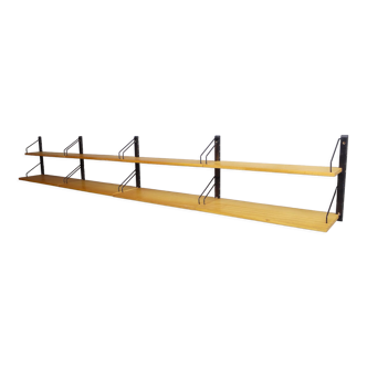 Poul Cadovius Royal wall shelving system, 1960s