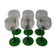 6 wine glasses