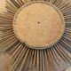 Miroir soleil rotin vintage