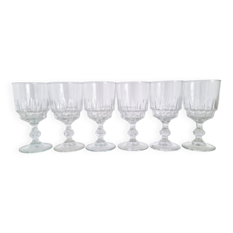 Vintage stemmed aperitif glasses