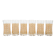 Set of six glasses, Italian design, 1960s, manufactured in Italy