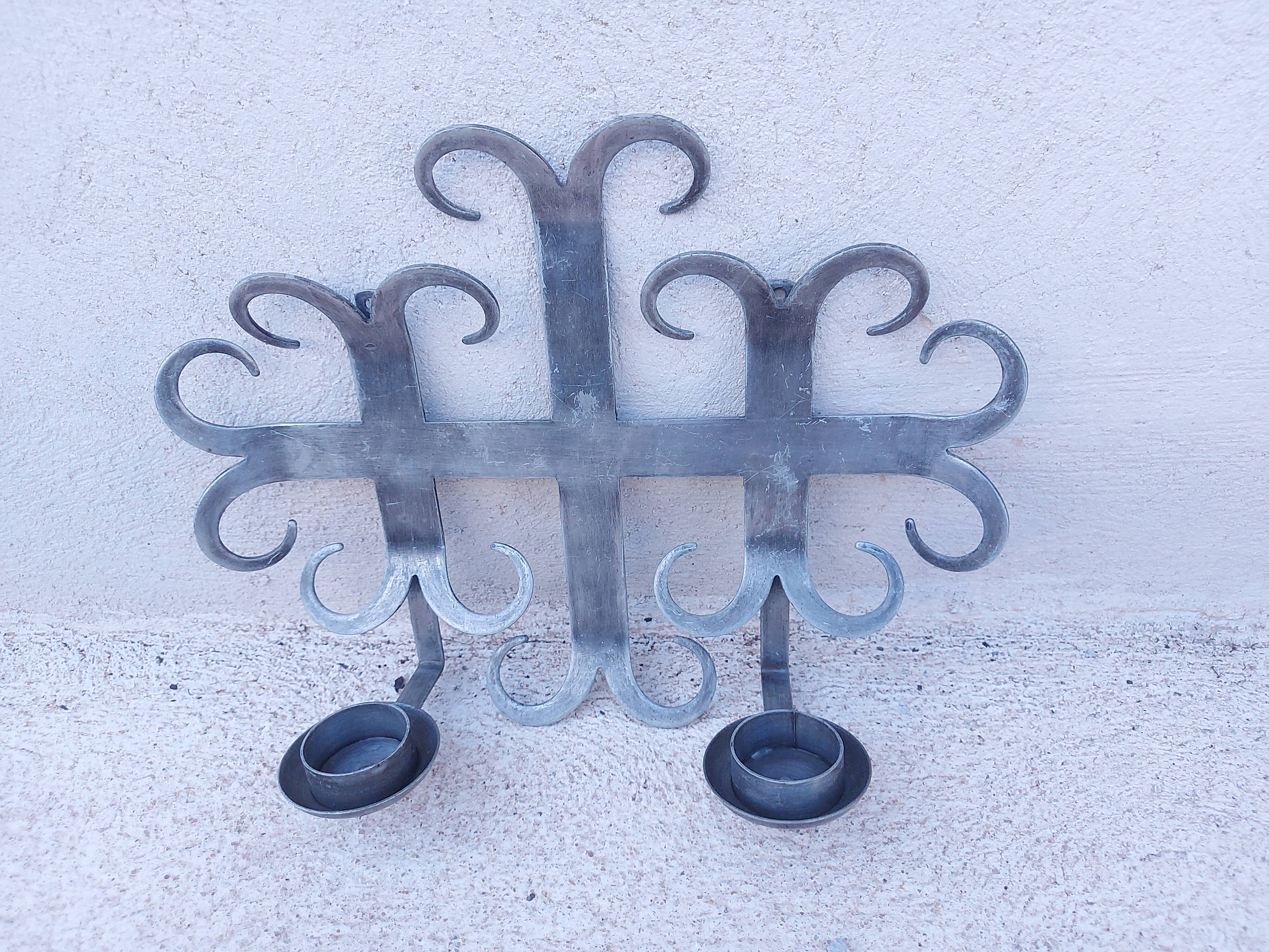 Vintage Scandinavian candle holder, Sweden town of Eskiltuna