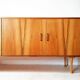 Grabowski design in Light Walnut, Polish Mid-Century 1970s